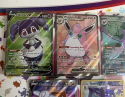 Pokemon Tcg English Full Art Cards Bundle Including Wigglytuff 151 Crobat Etc - Image 2