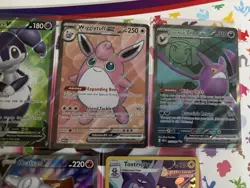 Pokemon Tcg English Full Art Cards Bundle Including Wigglytuff 151 Crobat Etc - Image 4