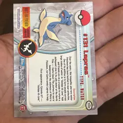Topps Lapras Pokemon TV Animation Edition Series 3 #131 (2000) vintage TCG card - Image 5