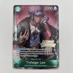 Trafalgar Law Online Regional 2023 Participant OP02-035 One Piece TCG Card - Image 4