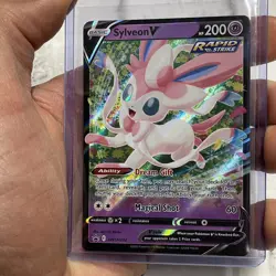 Pokemon Sylveon V SWSH202 NM Holofoil Promo Rare Pokemon Card NM/MT Nintendo TCG - Image 1