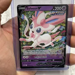 Pokemon Sylveon V SWSH202 NM Holofoil Promo Rare Pokemon Card NM/MT Nintendo TCG - Image 2