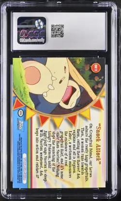 CGC 8 Snack Attack OR11 Topps Series 3 2000 Pokemon Card - Image 2