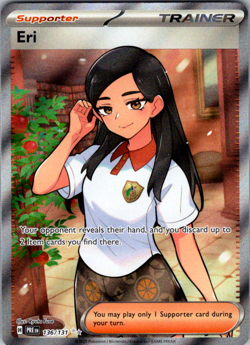 Eri 136/131 Full Art Ultra Rare Prismatic Evolutions Pokemon TCG Card NM/M - Image 1