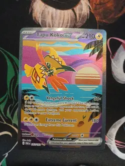 Pokemon Card - Tapu Koko EX 247/182 Paradox Rift Special Illustration Rare - NM⭐ - Image 1