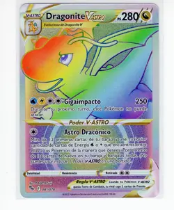 ~ESP~ SPANISH Dragonite VAstro 081 Pokemon Go Card (g3) - Image 1