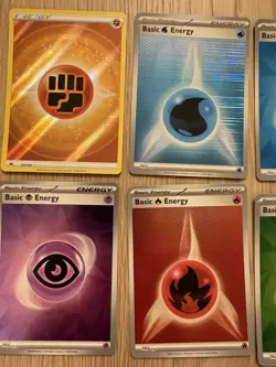 Pokemon TCG Assorted HOLO energy card bundle including rares - Image 2