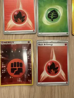 Pokemon TCG Assorted HOLO energy card bundle including rares - Image 4