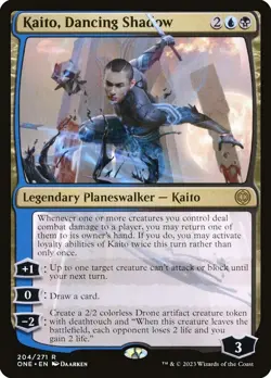 ONE KAITO DANCING SHADOW 1x Rare Magic Phyrexia All Will Be One MTG NM - Image 1