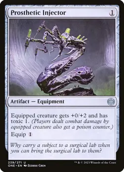 Magic the Gathering (mtg): ONE: Prosthetic Injector (x 4) - Image 1