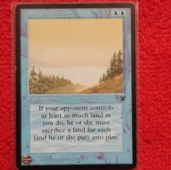 Magic: The Gathering Land Equilibrium Legends Blue 1994 Jesper Myrfors - Image 1