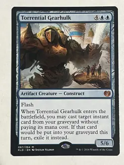 Torrential Gearhulk NM Kaladesh MTG - Image 1