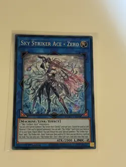 Yu-Gi-Oh! TCG Sky Striker Ace Zero 1st Edition Secret Rare Card DUAD-EN049 NM - Image 1