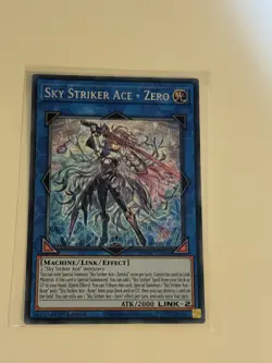 Yu-Gi-Oh! TCG Sky Striker Ace Zero 1st Edition Secret Rare Card DUAD-EN049 NM - Image 2