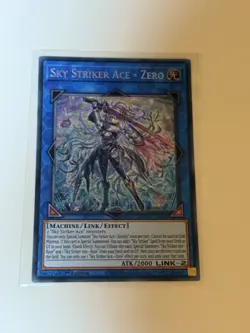 Yu-Gi-Oh! TCG Sky Striker Ace Zero 1st Edition Secret Rare Card DUAD-EN049 NM - Image 4