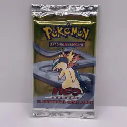 Pokemon TCG Neo Genesis Unlimited Booster Pack, New, Sealed - Image 1