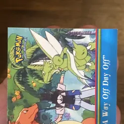 A Way Off Day Off OR15 Pokemon Topps Series 3 Orange Islands Blue Logo 1st Print - Image 3