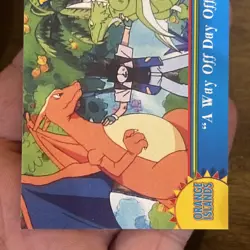 A Way Off Day Off OR15 Pokemon Topps Series 3 Orange Islands Blue Logo 1st Print - Image 4