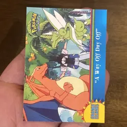 A Way Off Day Off OR15 Pokemon Topps Series 3 Orange Islands Blue Logo 1st Print - Image 5