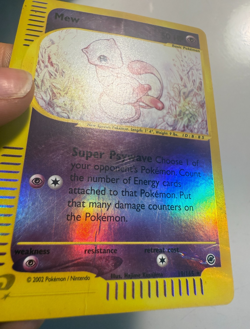 Mew Reverse Holo 55/165 Expedition Base Set 2002 HP (Creasing) Pokemon TCG - Image 2