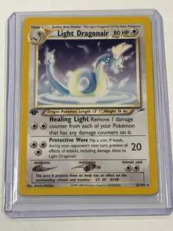 2002 POKEMON NEO DESTINY 1ST EDITION #22/105 LIGHT DRAGONAIR - NM - Image 1