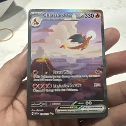 Pokemon TCG Charizard EX 199/165 Scarlet & Violet 151 Special Illustration Rare - Image 3