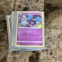 Lot of 30 - 2021 Cosmog 013/025 Celebrations Holo Rare Pokemon TCG NEAR MINT - Image 1