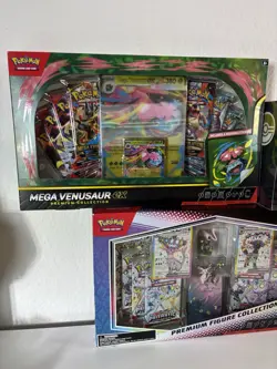 Pokemon TCG Prismatic Evolutions Lot Premium Figure Collection Etb Mega Lot Of 3 - Image 3