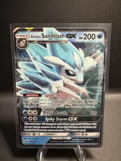 Pokemon TCG Sun & Moon Alolan Sandslash GX SM236 Black Star Promo NM! - Image 1
