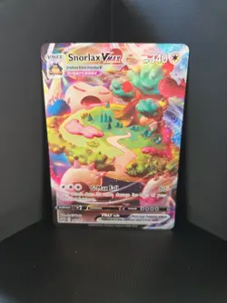 Pokemon TCG Snorlax VMAX 142/202 Sword & Shield Base Set - NM - Image 1