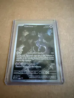 Pokemon Mewtwo TCG SVP 052 Black Star Promo 151 Near Mint Or Better - Image 1