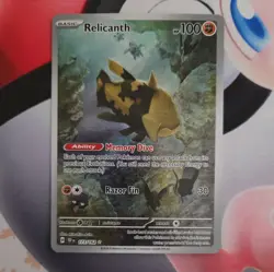 Pokemon TCG - Relicanth 173/162 - Temporal Forces - Illustration Rare - Image 3