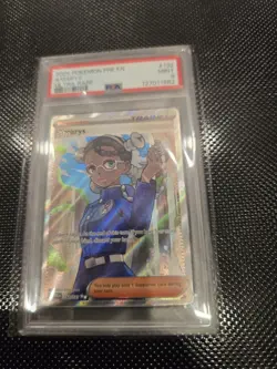 2025 Pokemon Pre En-Prismatic Evolutions #132 Amarys Ultra Rare PSA 9 Mint - Image 1