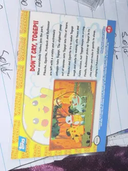 Pokemon TCG Don't Cry, Togepi! Pokemon Topps Pikachu's Vacation 43 - Image 2
