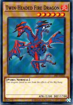 Twin-Headed Fire Dragon PSV-EN042 Yu-Gi-Oh! Near Mint 25th - Image 1