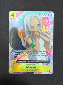 S-Snake Alt Art (OP13-114 R) One Piece TCG (ENGLISH) - Image 1