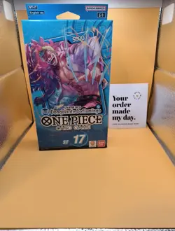 One Piece Donquixote Doflamingo Starter Deck ST17 BLUE English Factory Sealed - Image 1
