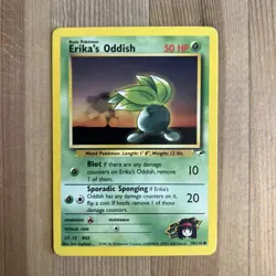 Pokemon TCG Erika's Oddish Gym Heroes 78/132 Regular Unlimited Common LP - Image 1