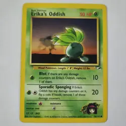 Erika's Oddish 78/132 - Common - Pokemon TCG - Gym Heroes - LP - Image 1
