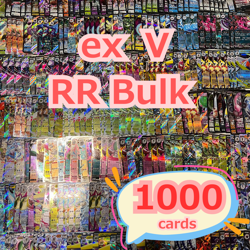 Japanese Pokemon Card RR only Double Rare ex V Bulk Lot - 1000 Cards - NM - Image 1
