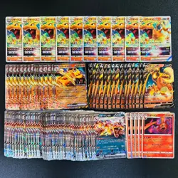 100 Charizard ex V Vstar Holo Full Arts Lot Set Pokemon Japanese Cards W327 - Image 1