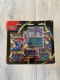 Pokemon TCG: Phantasmal Flames Triple Blister Pack (Sneasel) - New & Sealed - Image 1