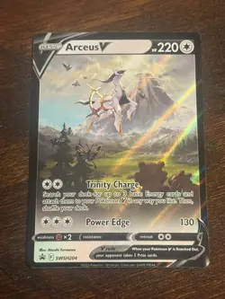 Arceus V SWSH204 SWSH: Sword & Shield Promo Pokemon Card Holo Full Art NM - Image 1