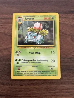 Pokemon TCG Ivysaur Base Set Uncommon Card 1999 LP 30/102 - Image 1