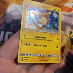 Alolan Raichu Sm65 Black Star Promo Holo Pokemon Card 2017 - Image 4