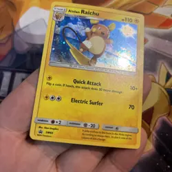Alolan Raichu Sm65 Black Star Promo Holo Pokemon Card 2017 - Image 5