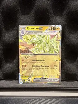 Tyranitar ex - 066/197 - Pokemon Obsidian Flames Ultra Rare Card NM - Image 1