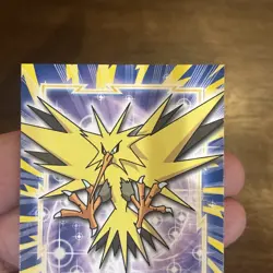 Pokemon Card #145 Zapdos Topps Blue Logo Non Foil Rare Legendary Vintage TCG - Image 2