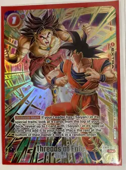 Dragon Ball Fusion World Ultimate Battle Top 8 Prize Card Threads Of Fate - Image 1