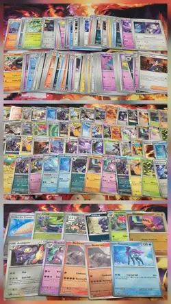Pokemon TCG Phantasmal Flames Bulk x170 Cards Bundle - 100 Non Holo 70 Holo/Rev - Image 1